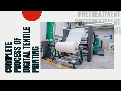 A complete process of digital textile printing solution | Pretreatment | Post Treatment |Reactive |
