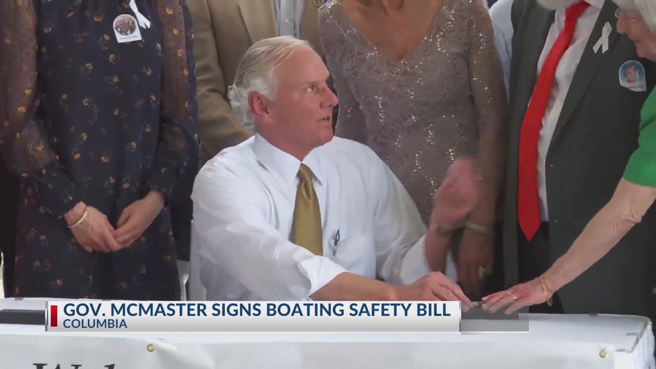 Gov. Henry McMaster signs boating safety bill