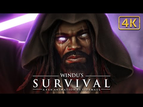 Star Wars : Windu's Survival | Fan Animation  [EN/FR Subtitles] 4k