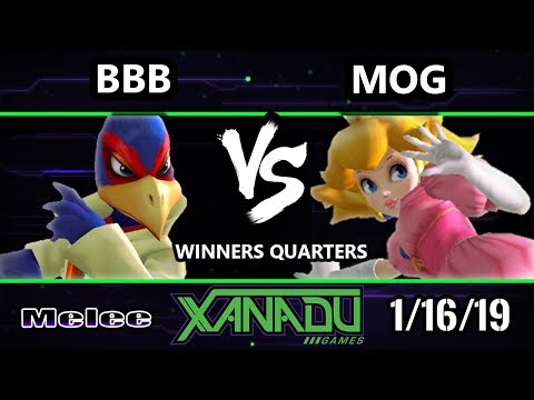 S@X 285 SSBM - Vickram (Falco) Vs. MoG (Peach)  - Smash Melee Winners Quarters
