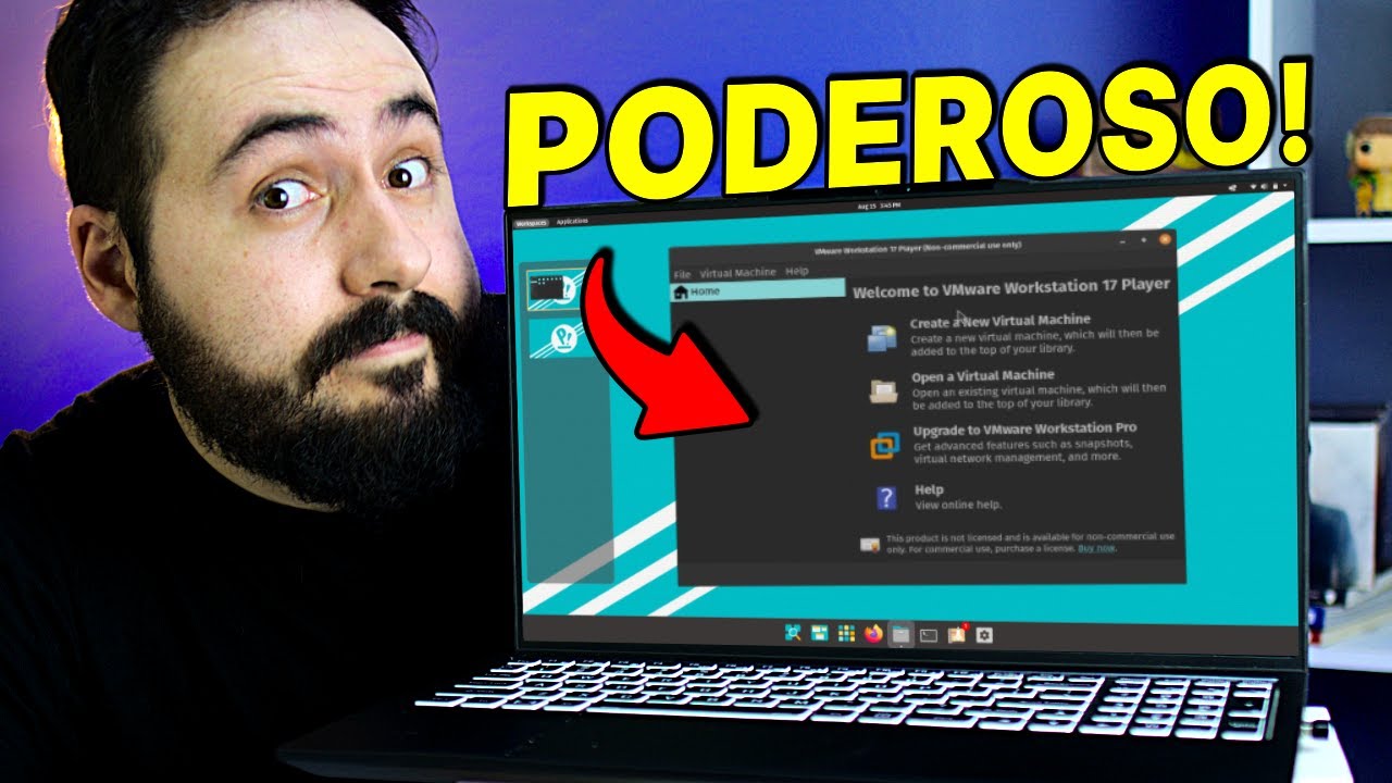 Um dos maiores apps de máquina virtual! - Como instalar o VMWARE Workstation Player no Linux