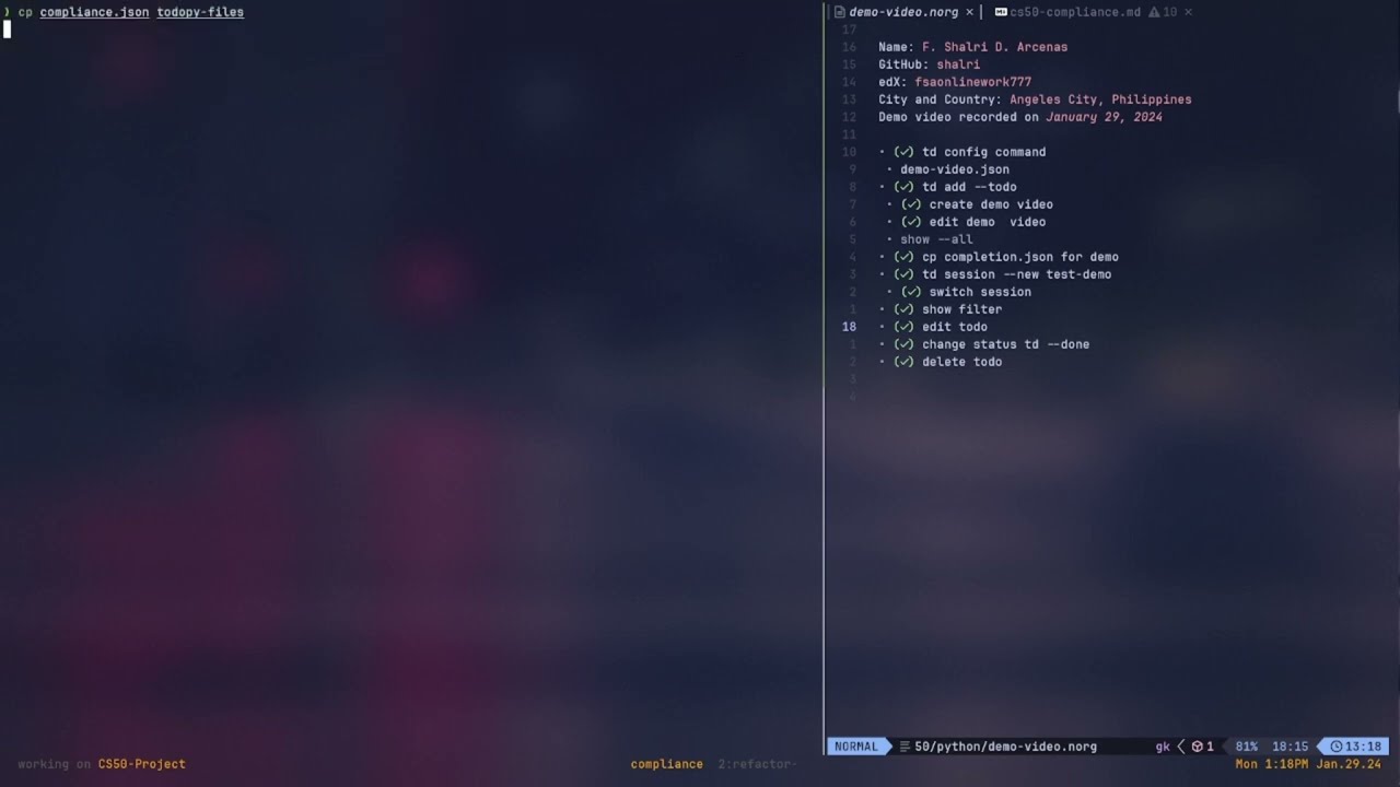 CS50 Python - Final Project Demo
