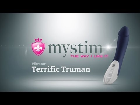 Mystim - Terrific Truman Penis Görünümlü Teknolojik  Vibrator Midnight