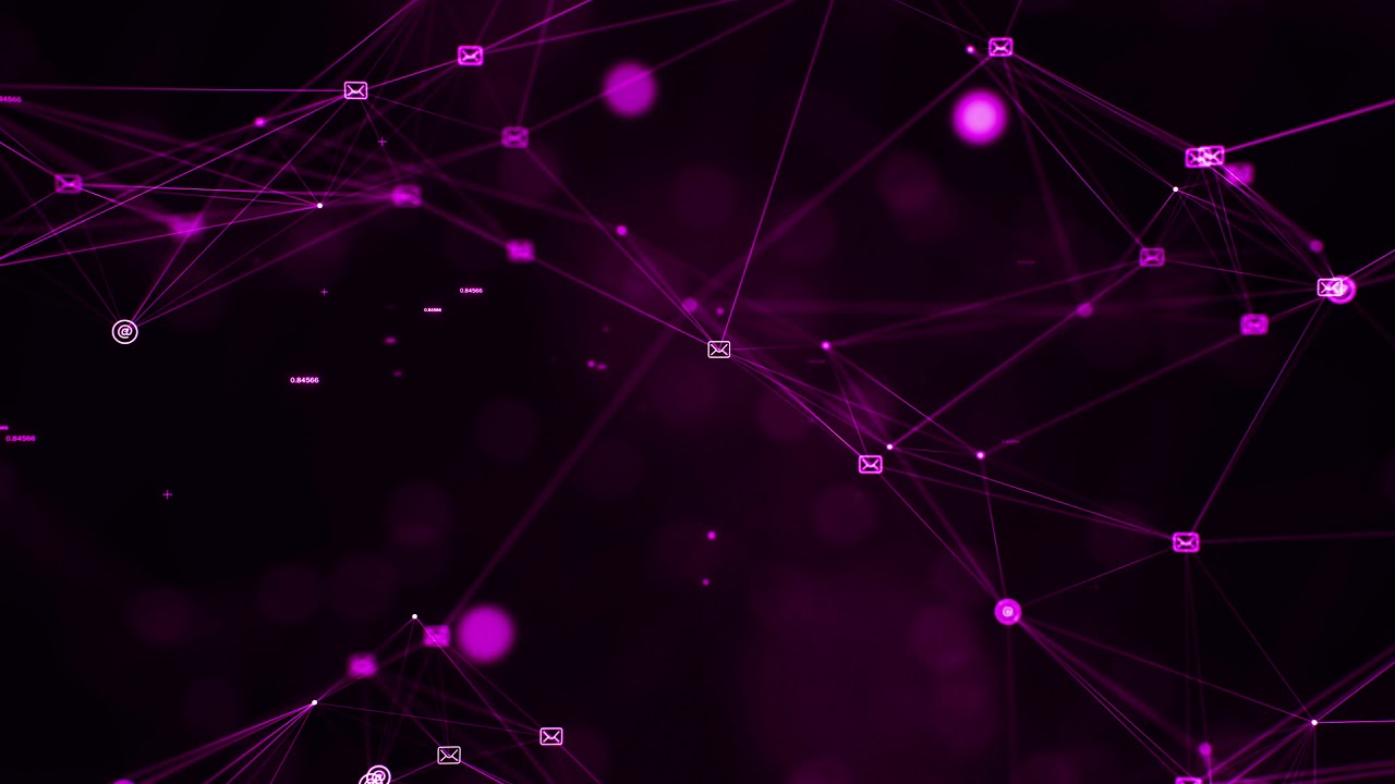 Visualization of a network with nodes and edges.