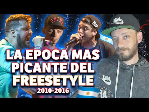 DTOKE REACCIONA A LA EPOCA MÁS PICANTE del FREESTYLE ARGENTINO (2010-2016)