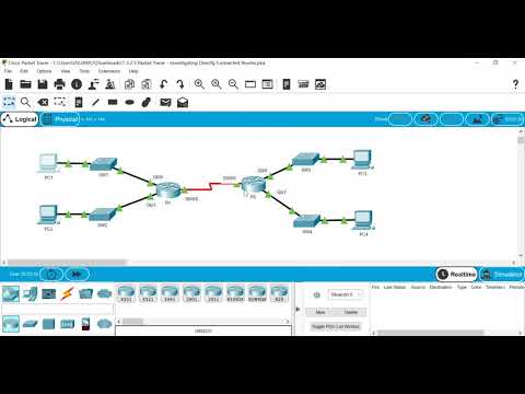 1.3.2.5 Packet Tracer: investigación de rutas conectadas directamente