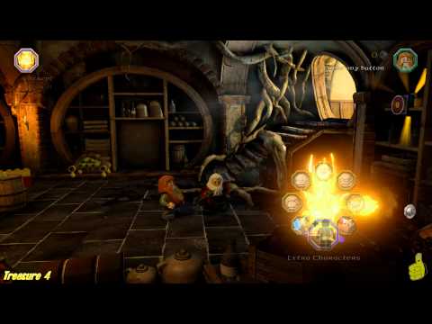 Lego The Hobbit: Level 2 - An Unexpected Party FREE PLAY (All Minikits, Treasures & Design) - HTG