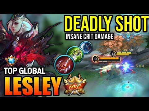 LESLEY BEST BUILD 2023 | TOP GLOBAL LESLEY GAMEPLAY | MOBILE LEGENDS✓