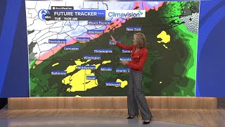 Weather forecast: Tracking snow and chilly rain on Tuesday