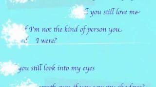 Will You Still Love Me???