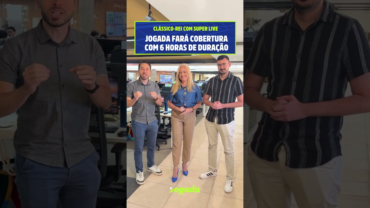 Imagem da notícia Clássico-Rei: Jogada fará cobertura com seis horas de duração
