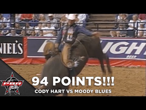 Cody Hart rides Moody Blues for 94 points | 1999 Houston