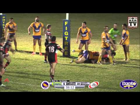 2014 ICRL Round 14 1st Grade Highlights - Dapto v Collegians