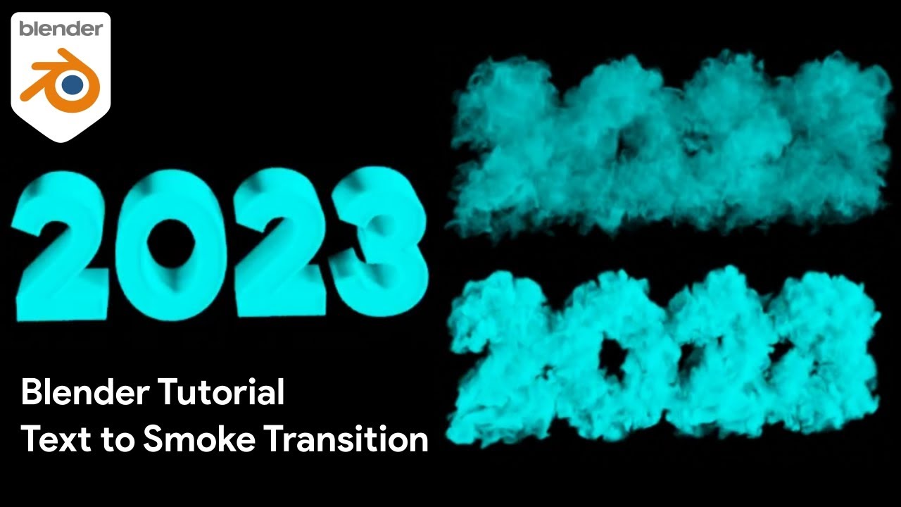 Blender Tutorial Text to Smoke Transition - Easy and Simple Tutorial Blender Tutorial Text to Smoke Transition - Easy and Simple Tutorial