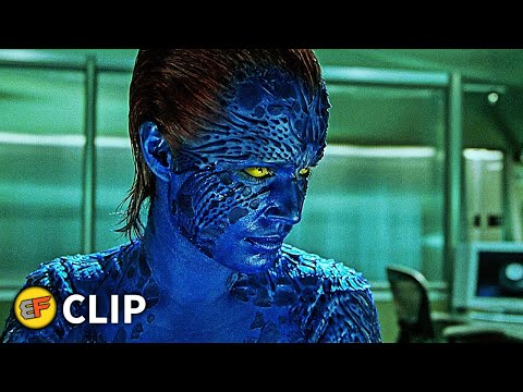 Mystique Obtains Data Plans Scene | X-Men 2 (2003) Movie Clip HD 4K