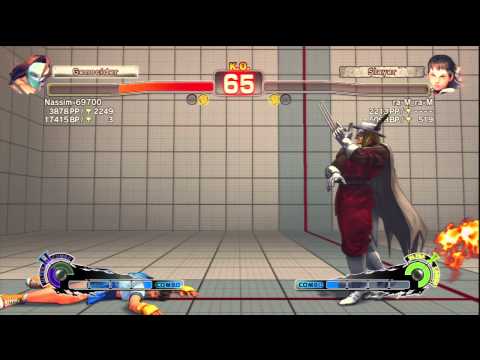 Nassim-6700 (Vega) Vs ra-M_ra-M (Sakura) SSF4 AE Ranked Matches - PSN