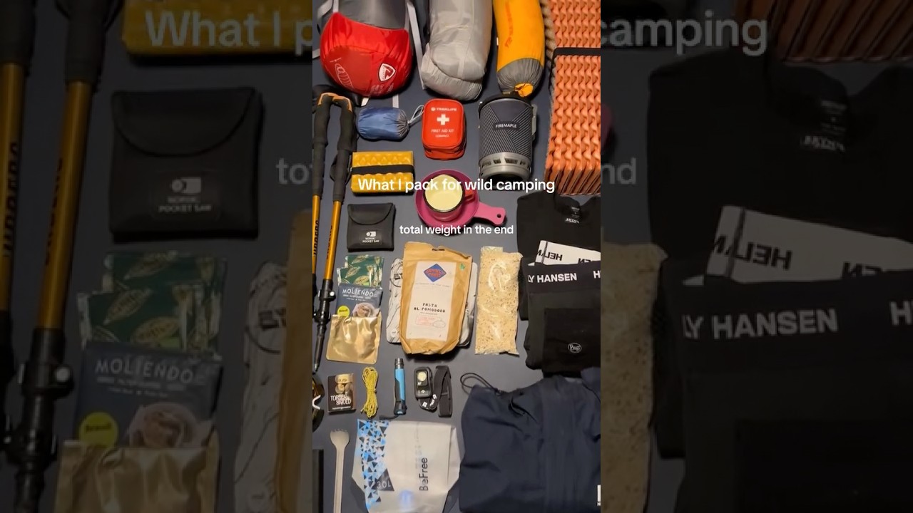 What I Pack for Wild Camping – Backpack Essentials!