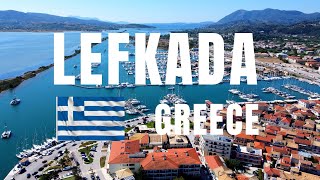 LEFKADA Town - A Hidden Gem of ⛱ GREECE🇬🇷  (drone 4k)