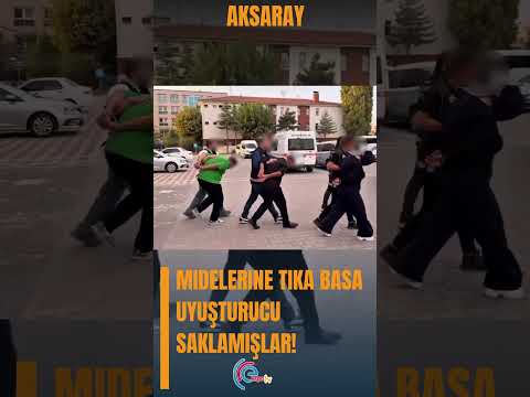 Midelerine tıka basa uyuşturucu saklamışlar!