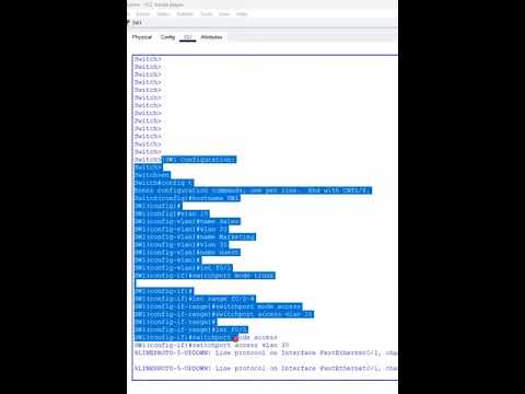 Basic Lab Configuration in CISCO Packet Tracer #cisconetworks #networksimulation #ciscoccnp