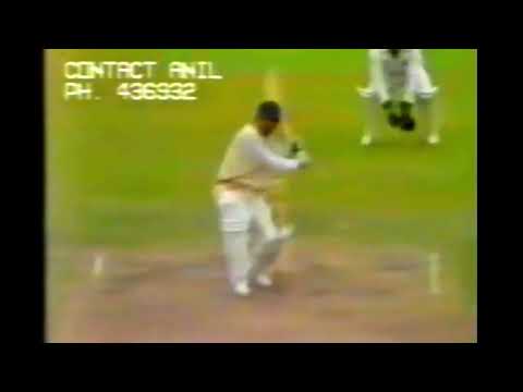 Iqbal Qasim Batting vs Australia 3rd Test, Melbourne, First Innings December 1981