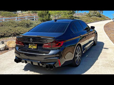 BMW 540i 2017 G30 Muffler, Resonator Delete and BMS Intake drive by clips