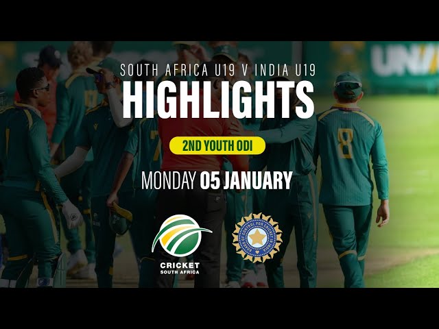 HIGHLIGHTS: South Africa U19 vs India U19 – 2nd Youth ODI