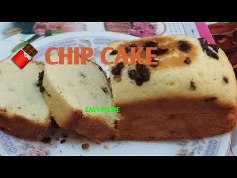HOW TO MAKE CHOCOLATE CHIP CAKE STEP BY STEP RECIPE