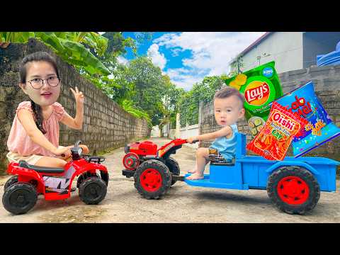 Changcady review xe ô tô chạy điện mới mua cho em Táo, em Mỡ