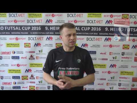 9. HFC 2016 - Wywiad z Tomasz Malisiewicz (Lumaro) po meczu z Cafe Bardejov