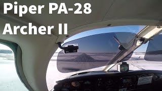 Pattern work in the Piper Archer II (GoPro)