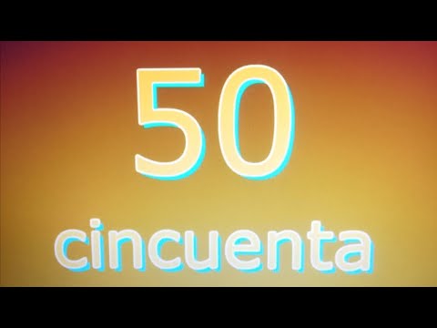 Spanish Numbers - Count to 50 - Spanish - Learn Spanish