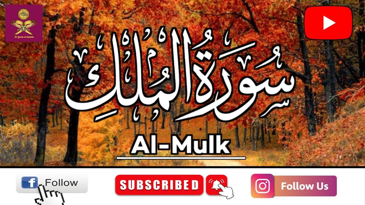سورة الملك قبل النوم تنجي من عذاب القبر