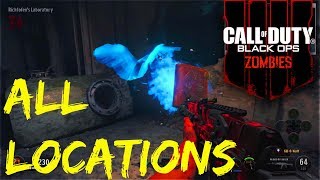 ALL BIRD LOCATIONS FOR "PAIN AND GUILT" EASTER EGG STEP ON BLOOD OF THE DEAD (Black Ops 4 Zombies)