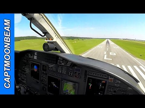 Cessna Citation Bravo Landing Jackson, MS: Live ATC Radio
