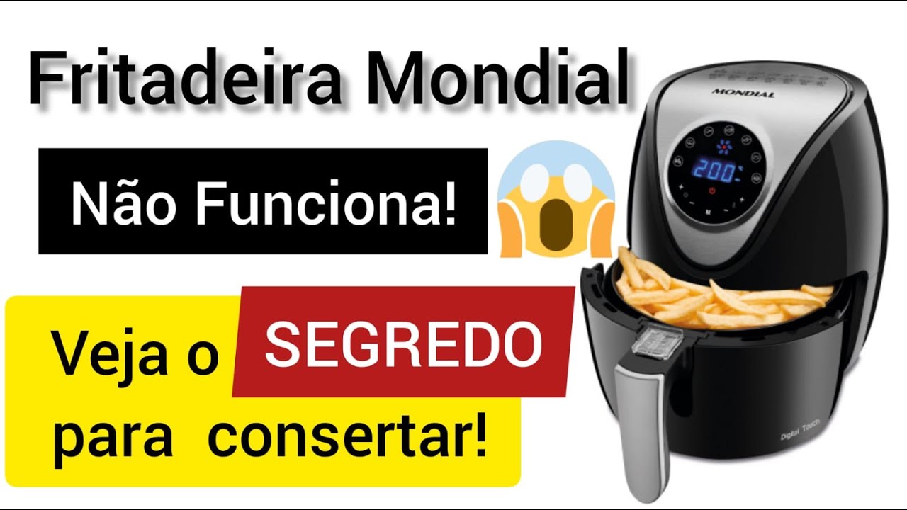 Watch Now Como Consertar Fritadeira AIR FRYER MONDIAL AF-30-DI NĂO LIGA | NĂO FUNCIONA. SAIBA O SEGREDO !!! Como Consertar Fritadeira AIR FRYER MONDIAL AF-30-DI NĂO LIGA | NĂO FUNCIONA. SAIBA O SEGREDO !!!