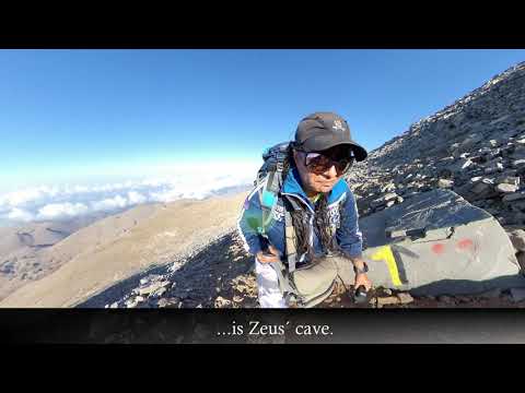 Psiloritis (2,456m), the highest mountain on Crete, Greece. (4K video)