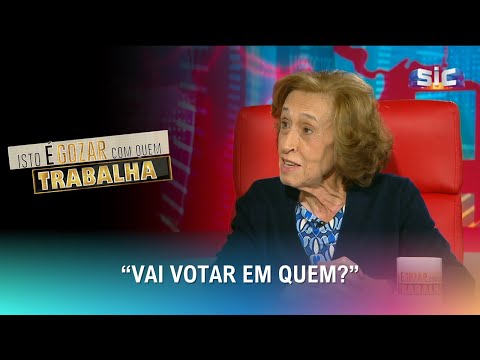 Manuela Ferreira Leite gives Ricardo Araújo Pereira a "talking to".