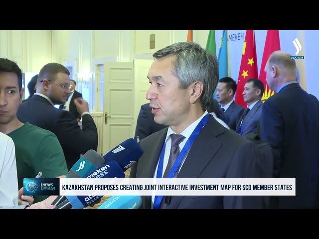 Kazakhstan proposes creating joint interactive investment map for SCO member states