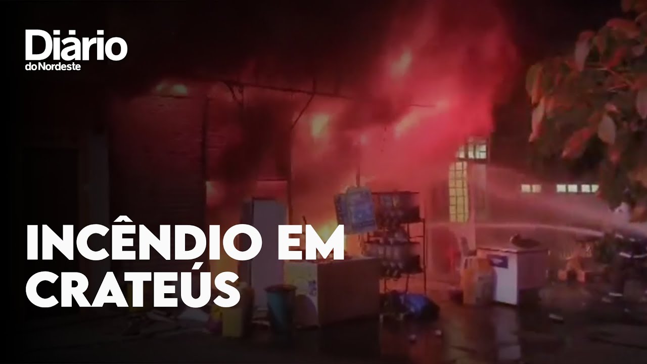 Imagem da notícia Incêndio atinge prédio residencial em Crateús, no interior do Ceará; veja vídeo