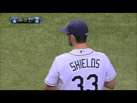 2012/05/02 Shields' 11 strikeouts