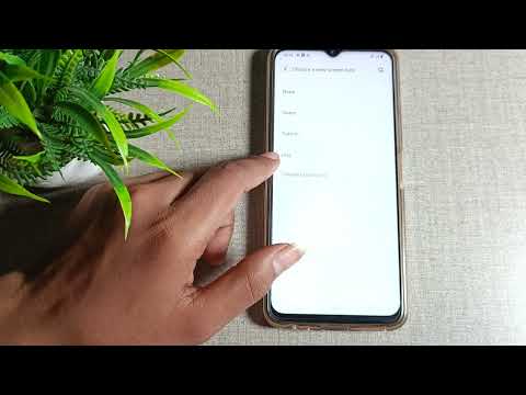 How to change complex password in Vivo Y16, security mobile settings