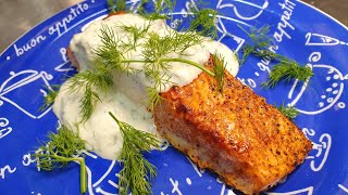 בקלי קלות- סלמון ברוטב טרטר (ליהי קרויץ - מטבח בקלי קלות) - התמונה מוצגת ישירות מתוך אתר האינטרנט יוטיוב. זכויות היוצרים בתמונה שייכות ליוצרה. קישור קרדיט למקור התוכן נמצא בתוך דף הסרטון