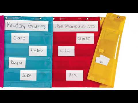 Видео обзор Органайзеры с карманами на магнитах (6 шт. в наборе) Learning Resources