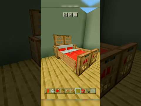 Minecraft Pro Hacks: Ultimate Bed Design 😱 #viral