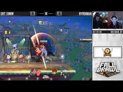 Fall Brawl 2016: ENT | DMW (Roy) v. Byrdman (Snake) - Project M 3.6 Singles