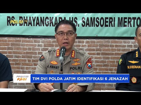 TIM DVI POLDA JATIM KEMBALI BERHASIL IDENTIFIKASI 6 JENAZAH SANTRI PONPES AL KHOZINY SIDOARJO