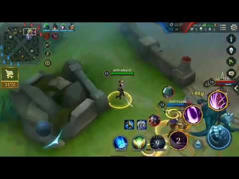 AOV Wtf Butterfly Mode God 1 VS 5. Late Game? IMBA!!!