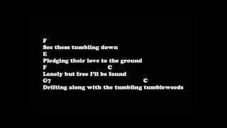 Tumbling Tumbleweeds - Guitar Chords