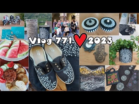 Vlog 771/23 - výlet a moje Sebuzínské projekty...